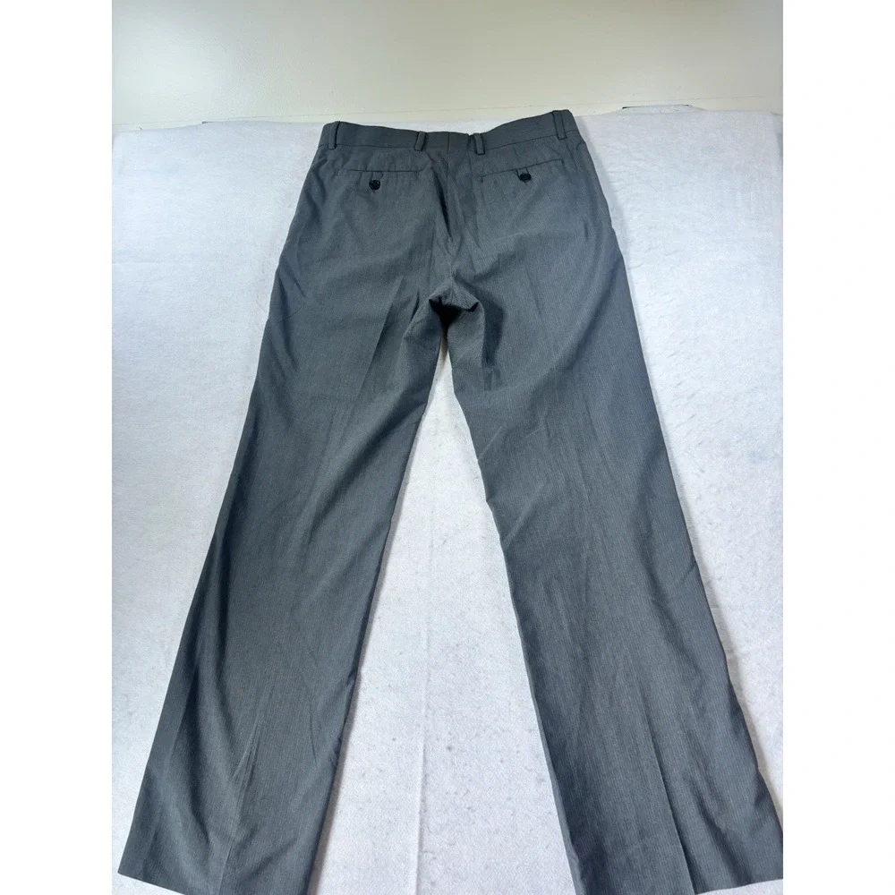 Banana Republic Pant Mens 33x32 Gray Tailored Slim‎ Fit Business Casual Trouser